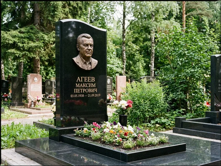 Памятник с барельефом — выполненная работа 13 в Екатеринбурге