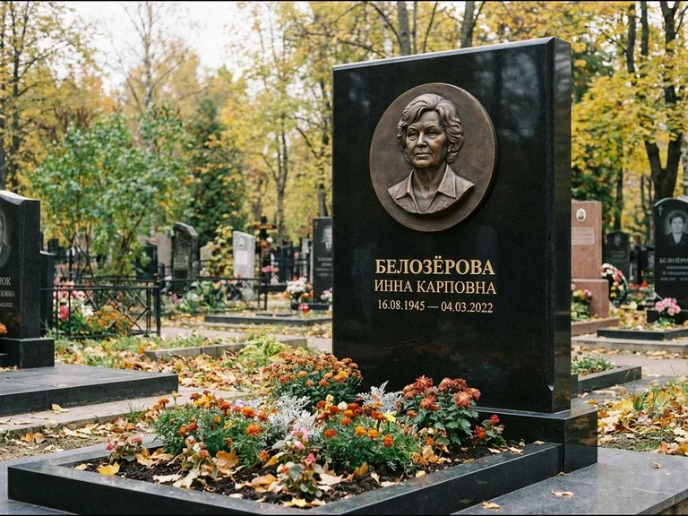 Памятник с барельефом — выполненная работа 14 в Екатеринбурге