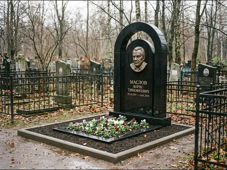 Памятник с барельефом — выполненная работа 23 в Екатеринбурге