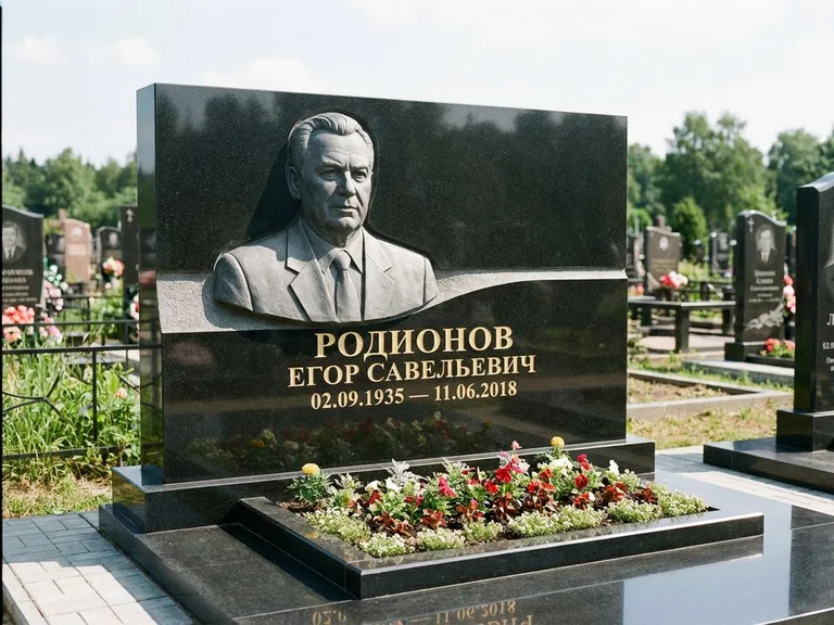 Памятник с барельефом — выполненная работа 27 в Екатеринбурге