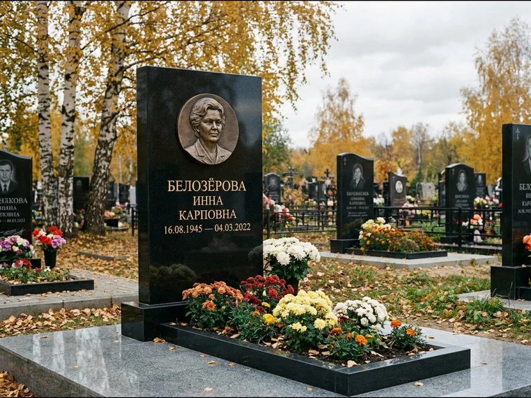 Памятник с барельефом — выполненная работа 2 в Екатеринбурге