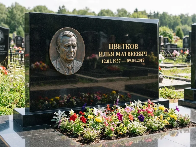 Памятник с барельефом — выполненная работа 33 в Екатеринбурге