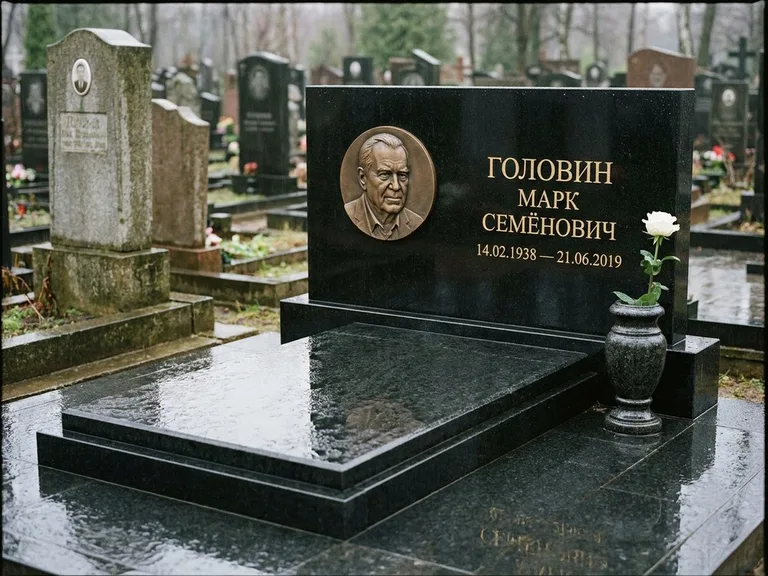 Памятник с барельефом — выполненная работа 40 в Екатеринбурге