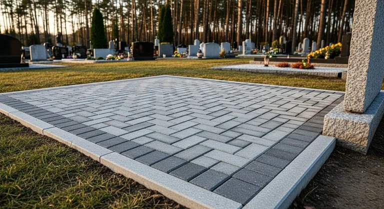 Мощение семейного захоронения, образец ПМ017 в Екатеринбурге