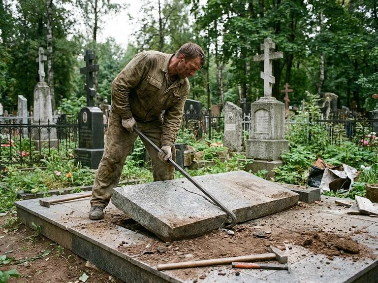 Демонтаж гранитной плитки и мощения участка в Екатеринбурге