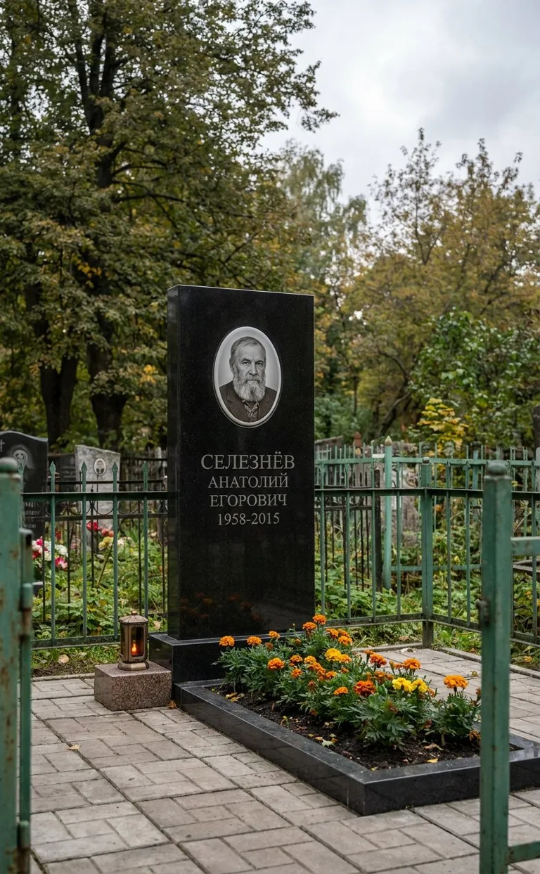 Аллея на Байдаевском кладбище в Новокузнецке