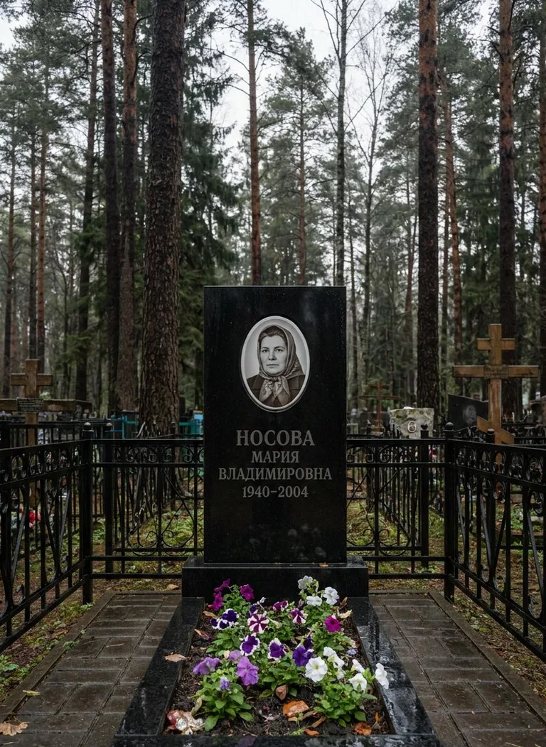 Аллея на Центральном кладбище во Владивостоке