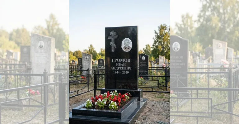 Мраморный памятник, Примеры гранитных и мраморных памятников работы мастерской «Мастер Каменев»