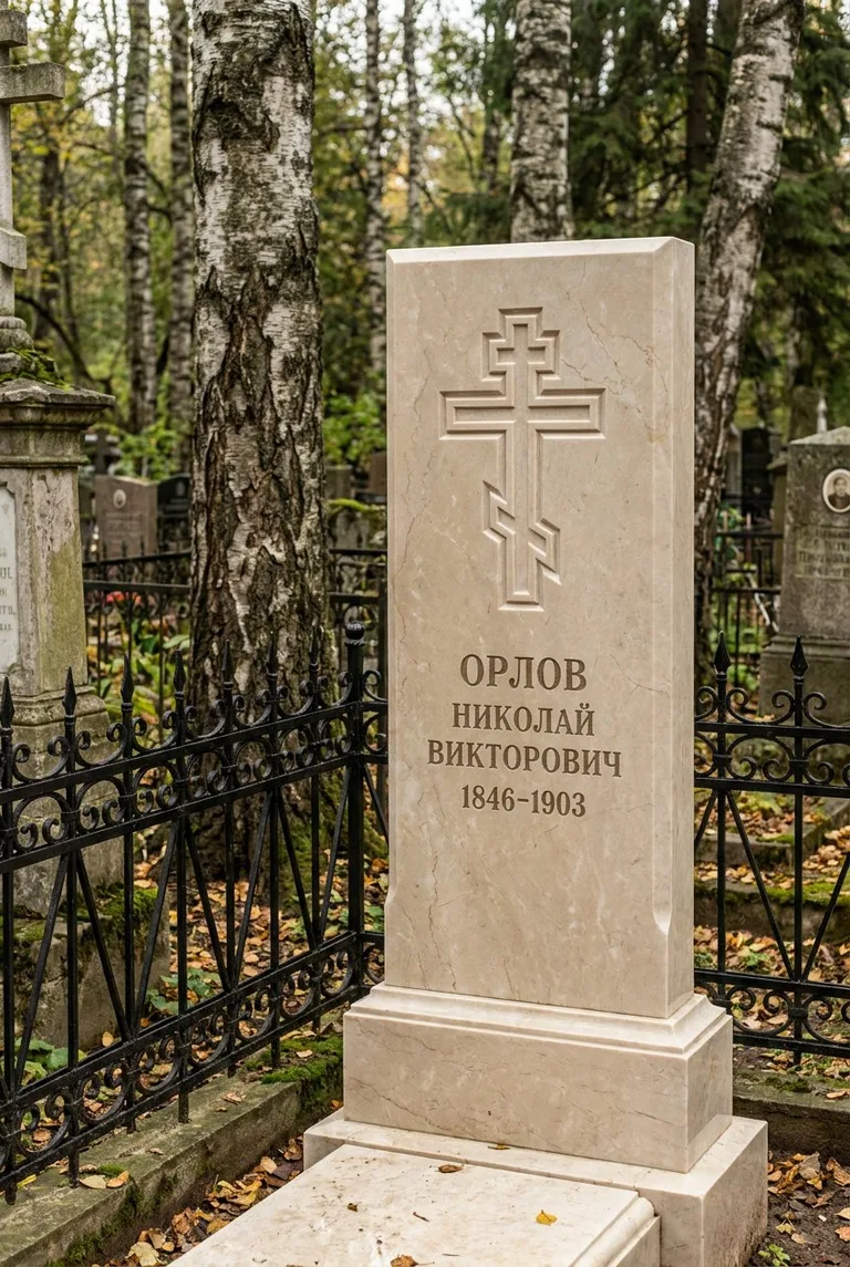 Аллея на Ивановском кладбище в Екатеринбурге