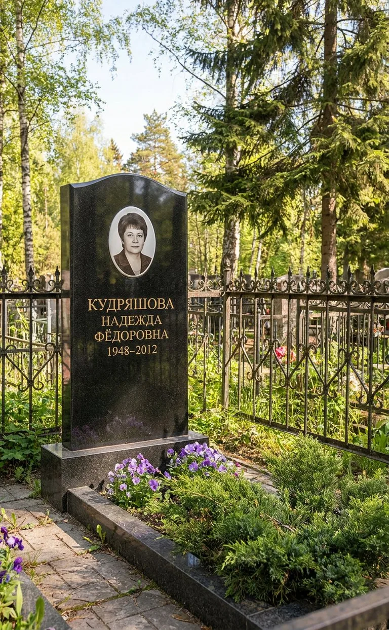 Аллея на Леонтьевском кладбище в Ярославле