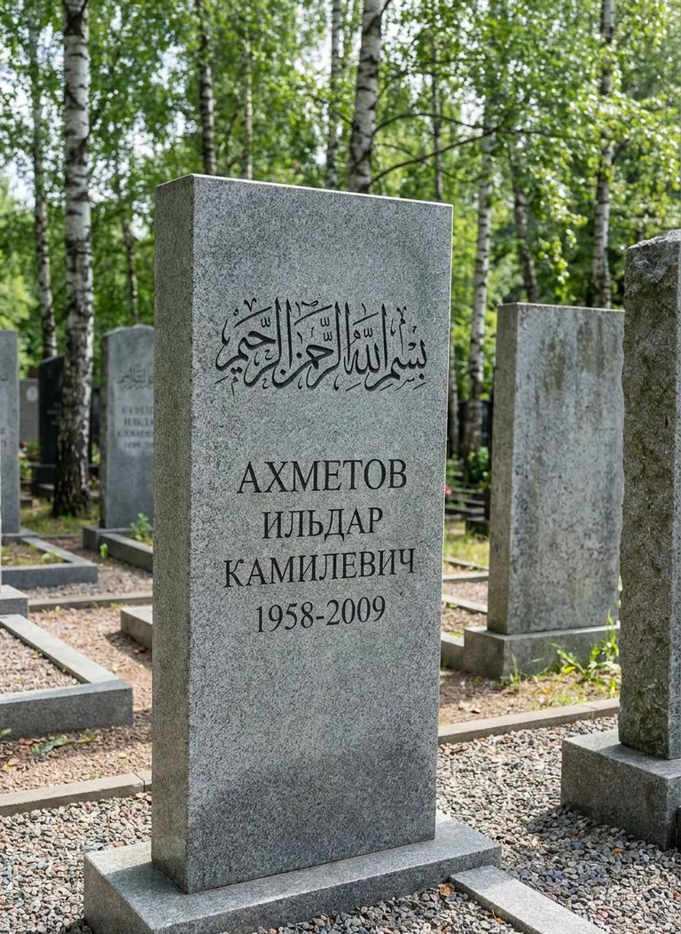Аллея на Мусульманском кладбище в Волгограде