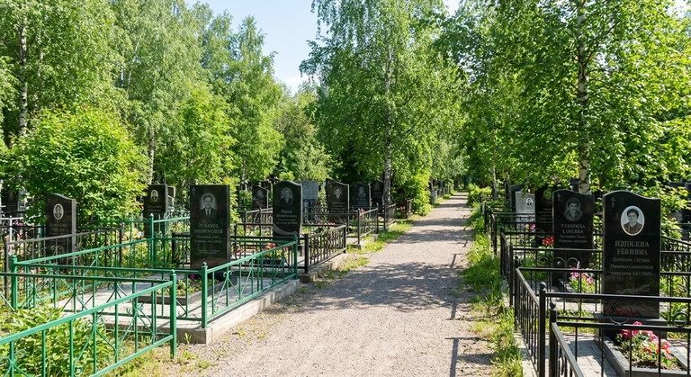 Памятники на Ново-Гражданском кладбище в Рязани