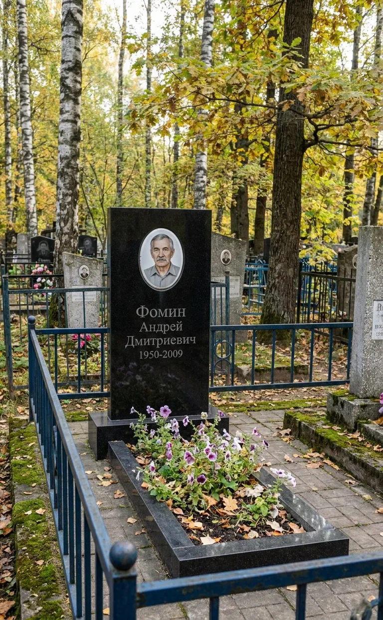 Аллея на Орловском кладбище в Набережных Челнах