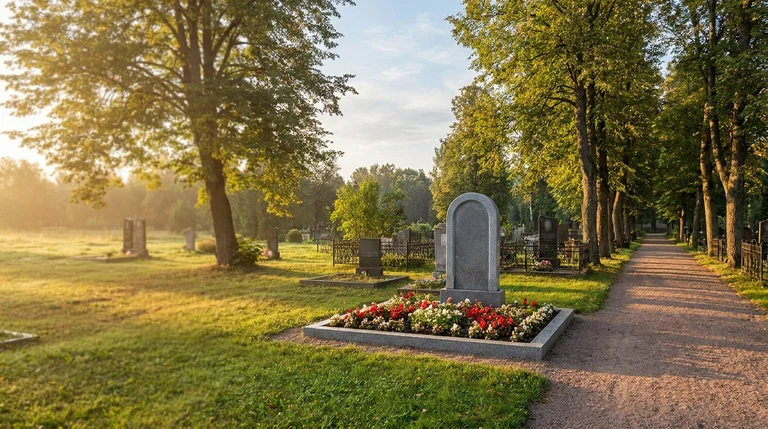 Памятники на Приморском кладбище в Тольятти, посёлок Приморский
