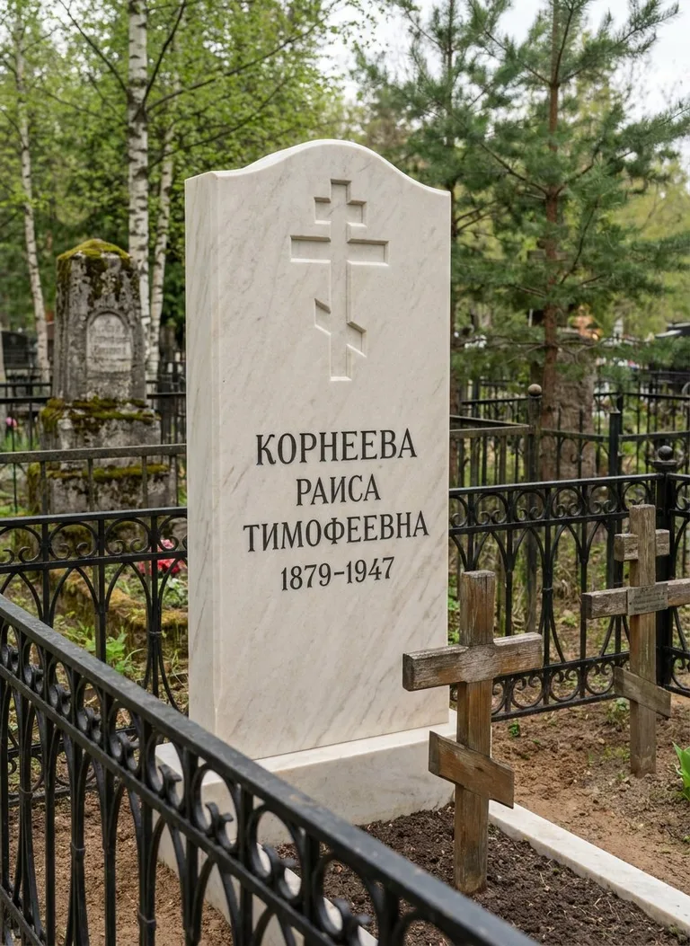Аллея у Свято-Троицкого собора на Троицком кладбище в Красноярске