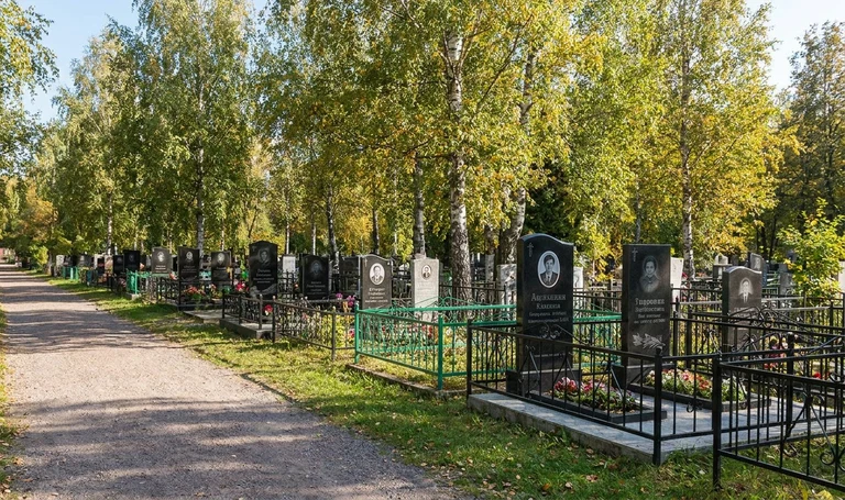 Памятники на кладбище Тугова Гора в Ярославле