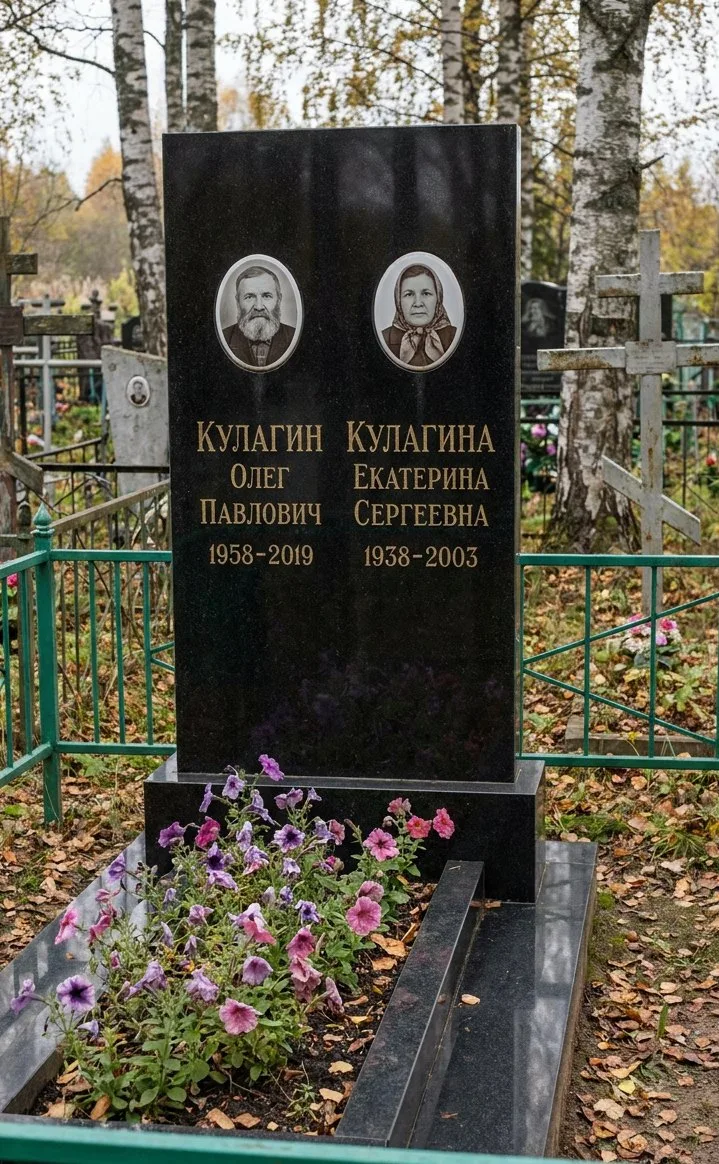 Аллея на Юго-Западном кладбище в Белгороде