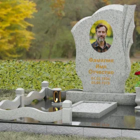 Вертикальный гранитный светский памятник П147 - П147