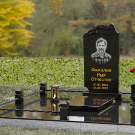 Гранитный вертикальный памятник П149 - П149