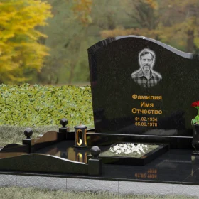 Гранитный вертикальный памятник П155 - П155