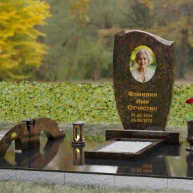 Вертикальный гранитный памятник светский П156 - П156