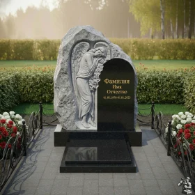 Светский элитный памятник вертикальный - ПН167