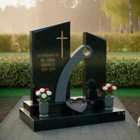 Католический памятник из гранита на могилу - ПН576