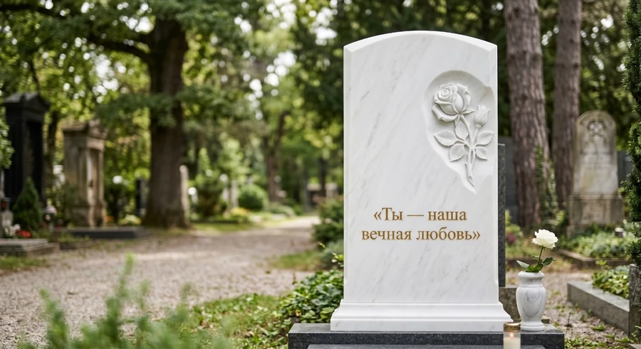 mramornyj-pamyatnik-slomlennaya-roza-epitafiya