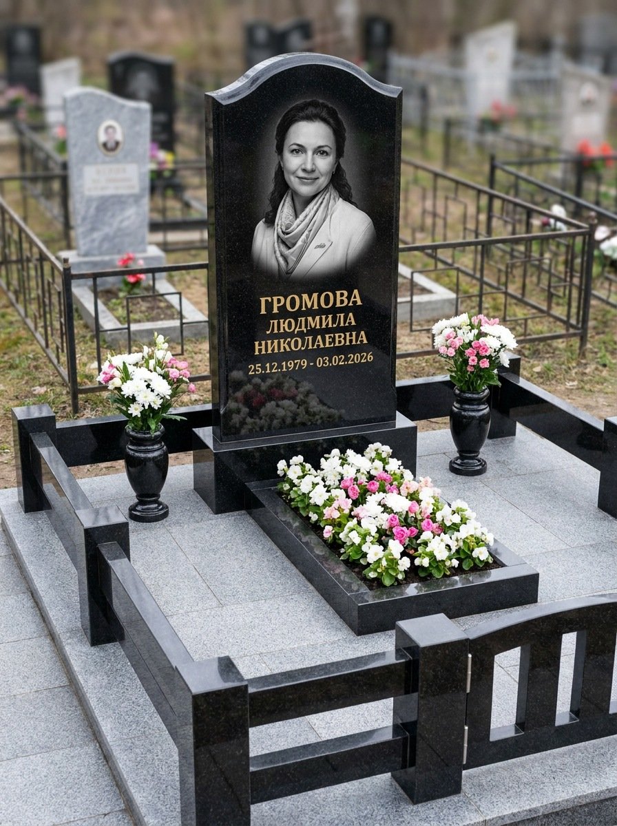 Портрет на памятнике в Екатеринбурге — Чёрно-белый портрет подготовили под станок — гравировка на стеле