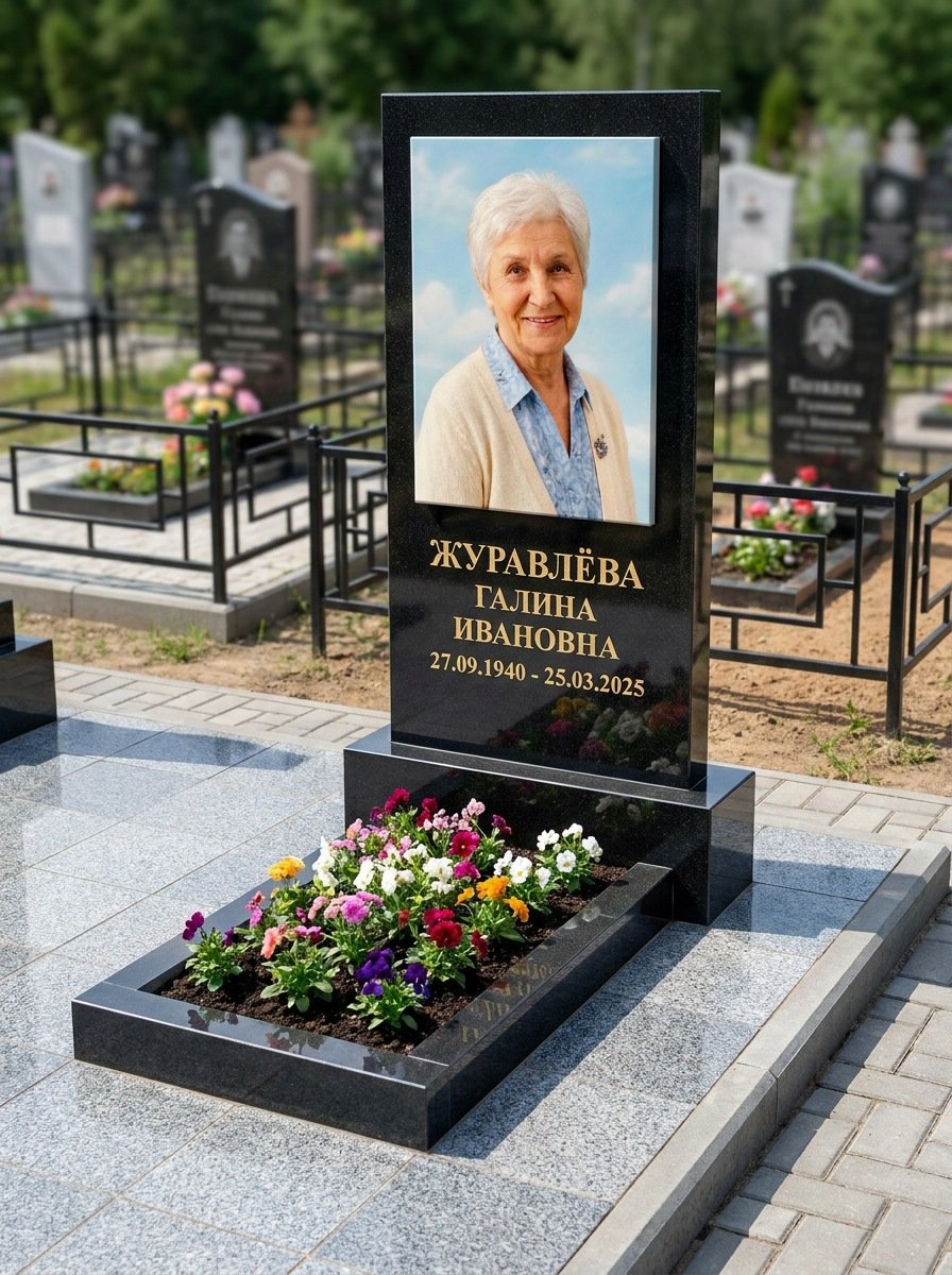 Портрет на памятнике в Екатеринбурге — Портрет в полный рост — керамогранит 400×600 мм