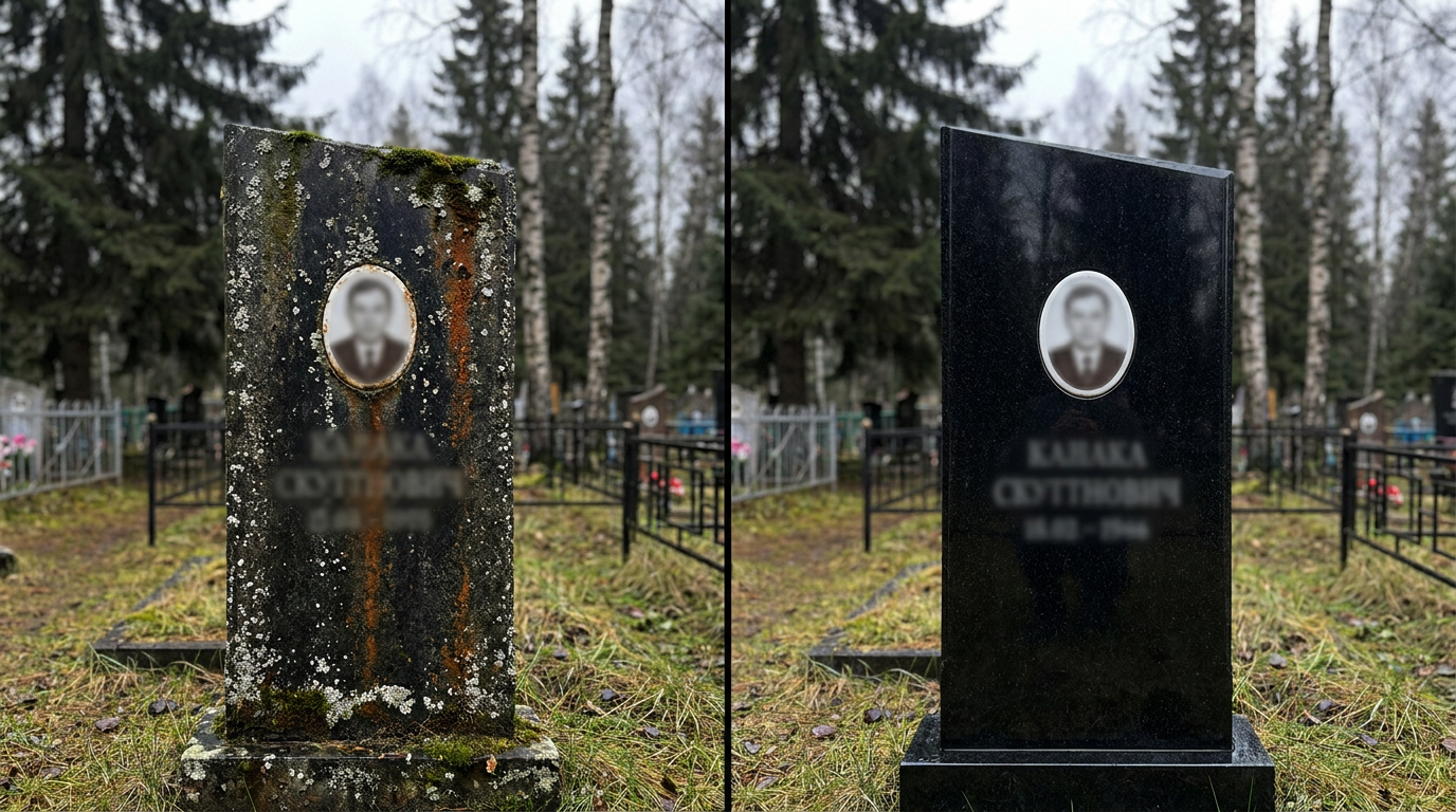 Реставрация памятника в Екатеринбурге — пример 1