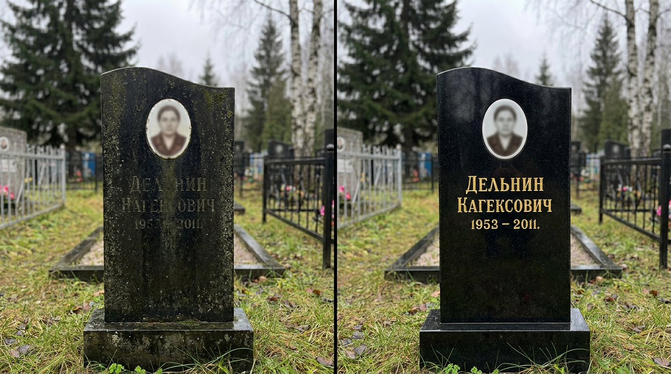 Реставрация памятника в Екатеринбурге — пример 2