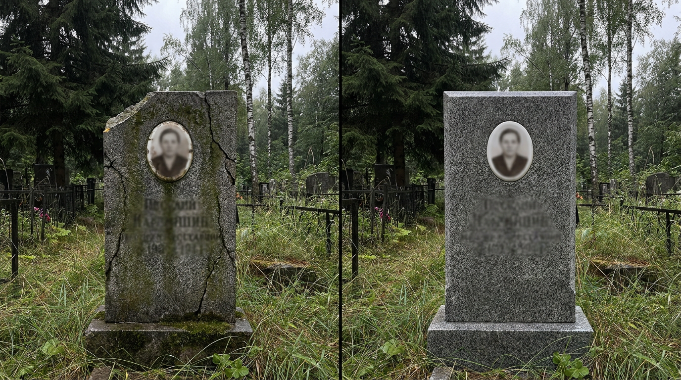 Реставрация памятника в Екатеринбурге — пример 3