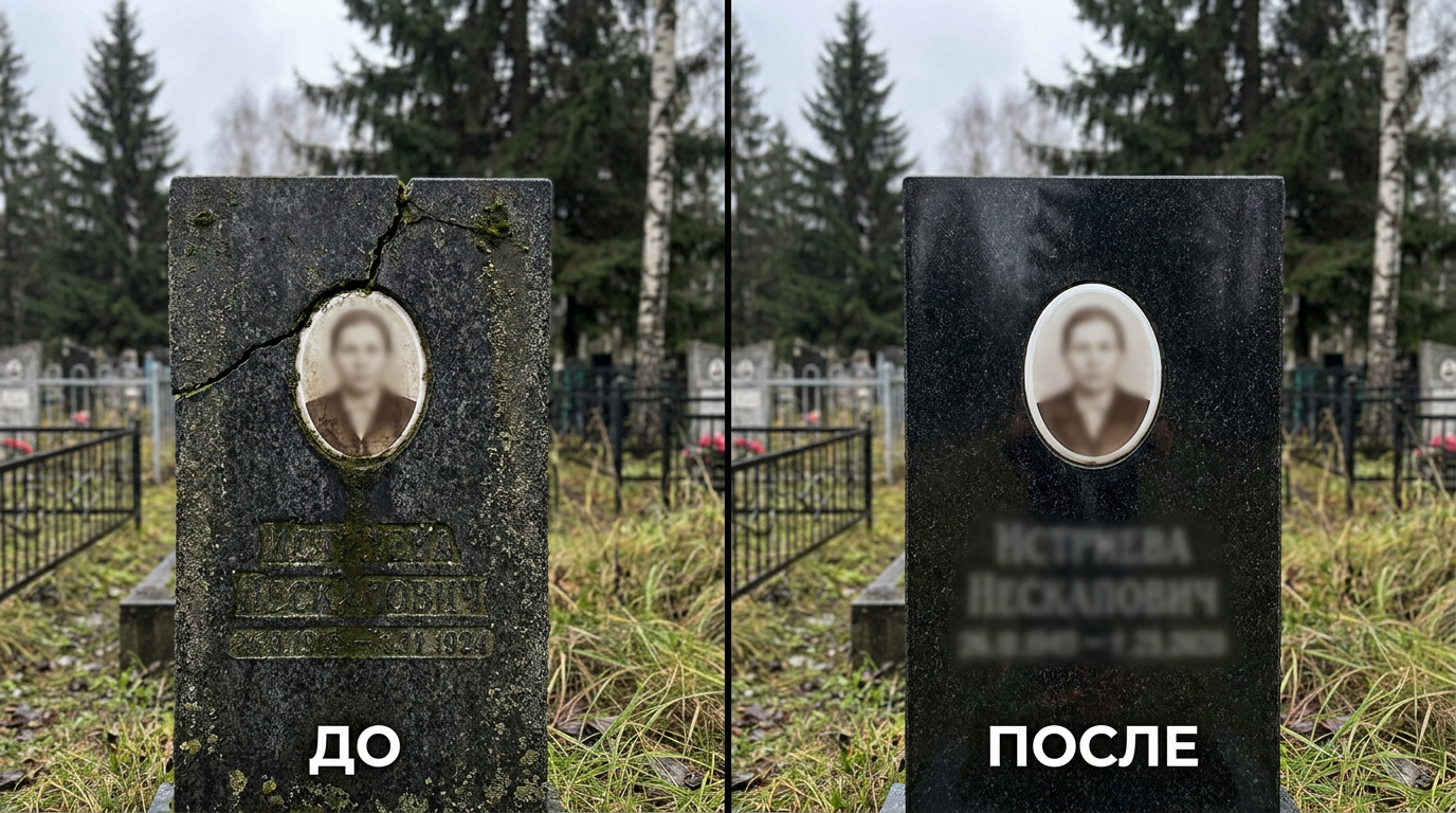 Реставрация памятника в Екатеринбурге — пример 4