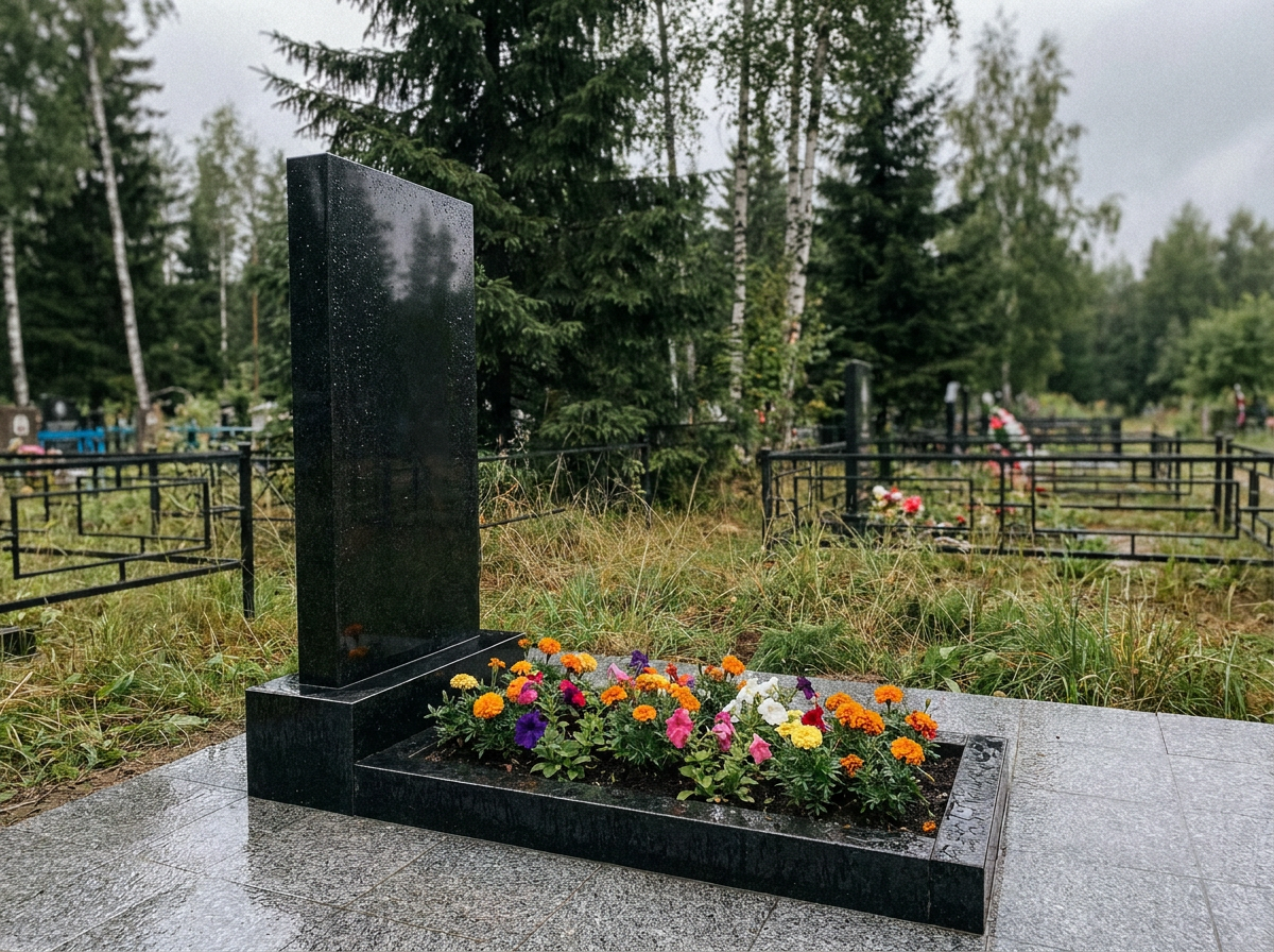 Уборка могилы в Екатеринбурге — пример 4