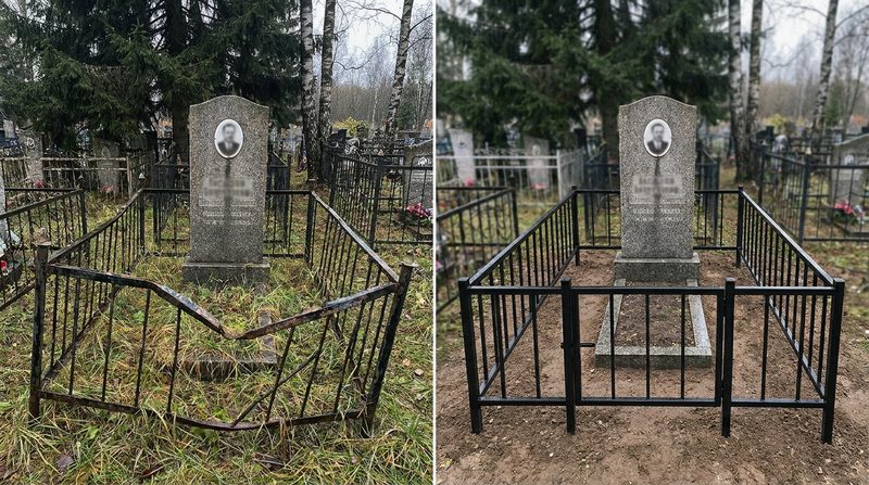 Установка ограды в Екатеринбурге — пример 1