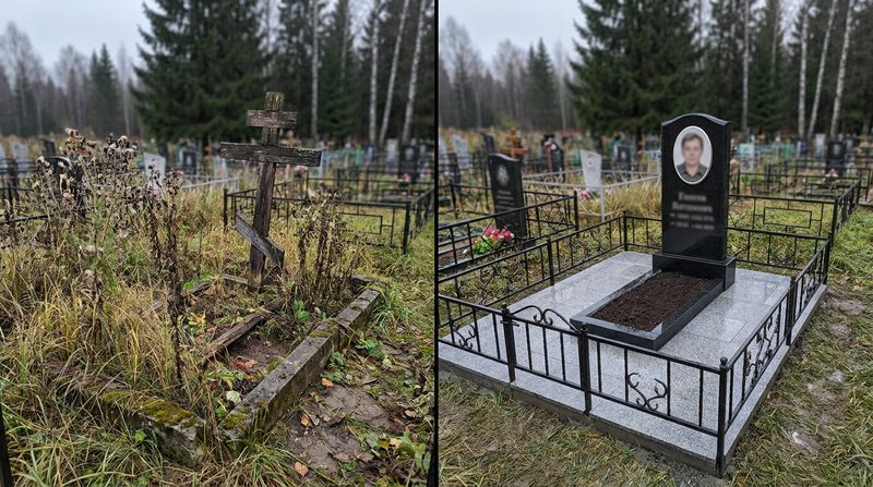Установка памятника в Екатеринбурге — пример 1